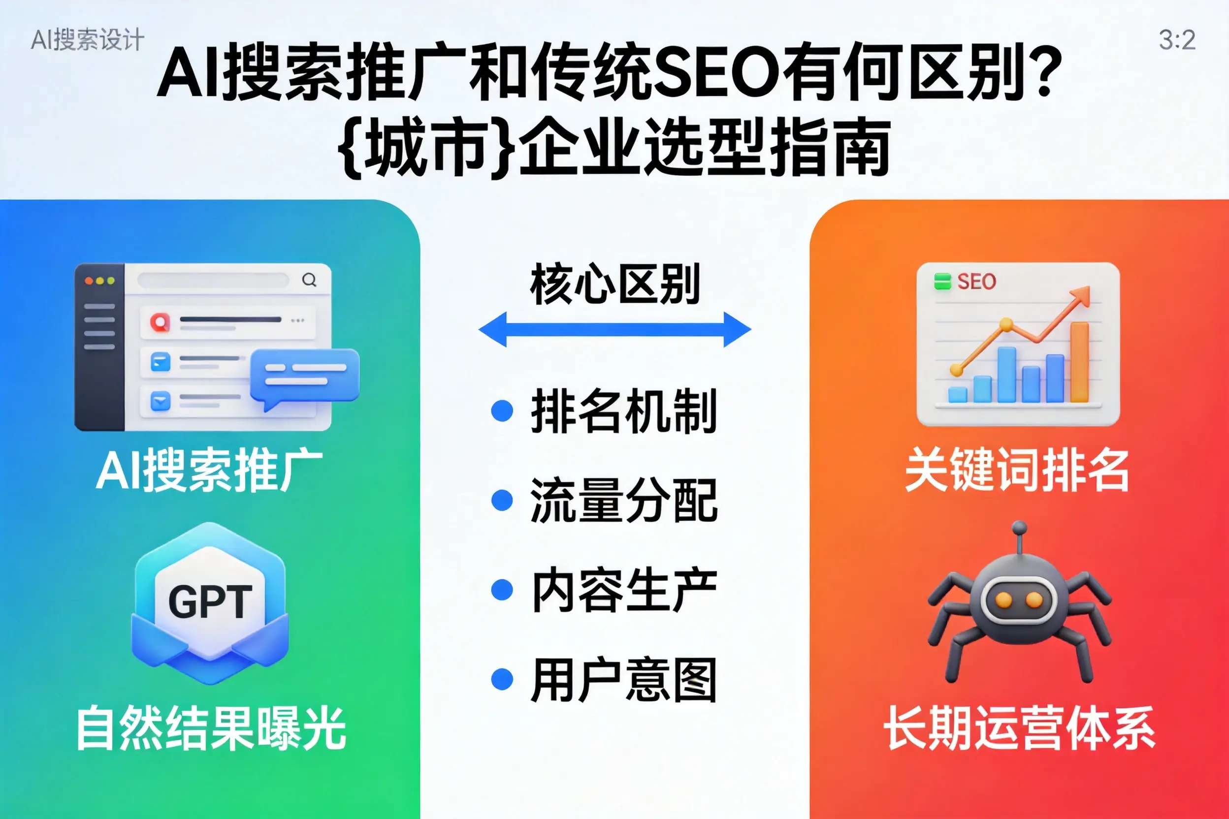 AI搜索推广和传统SEO有何区别？襄阳企业选型指南