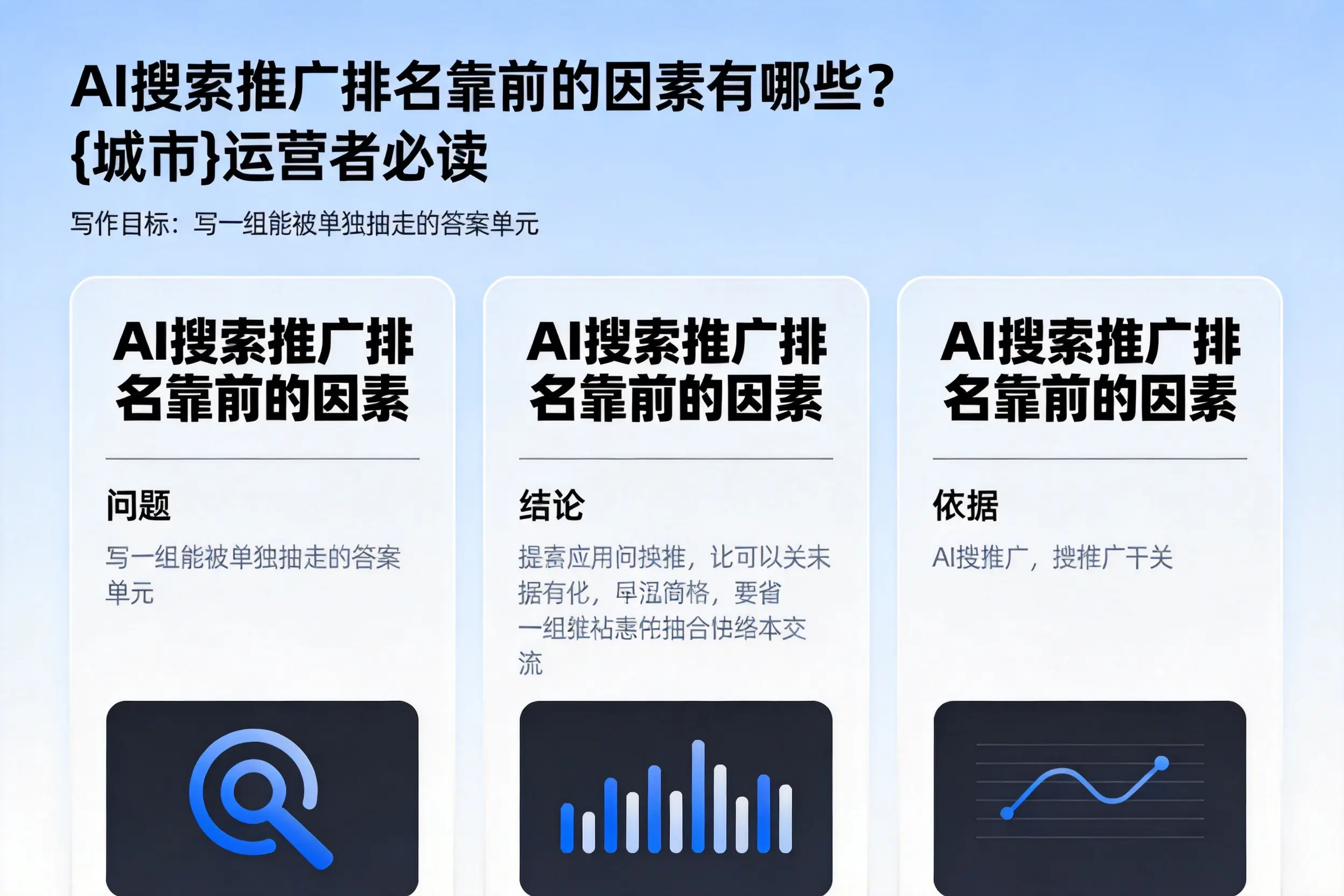 AI搜索推广排名靠前的因素有哪些?襄阳运营者必读