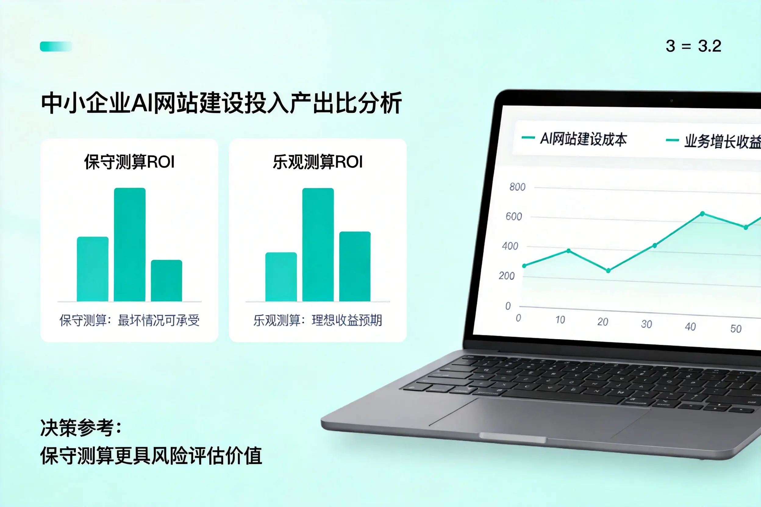 襄阳中小企业AI网站建设投入产出比怎么算？先看这份分析