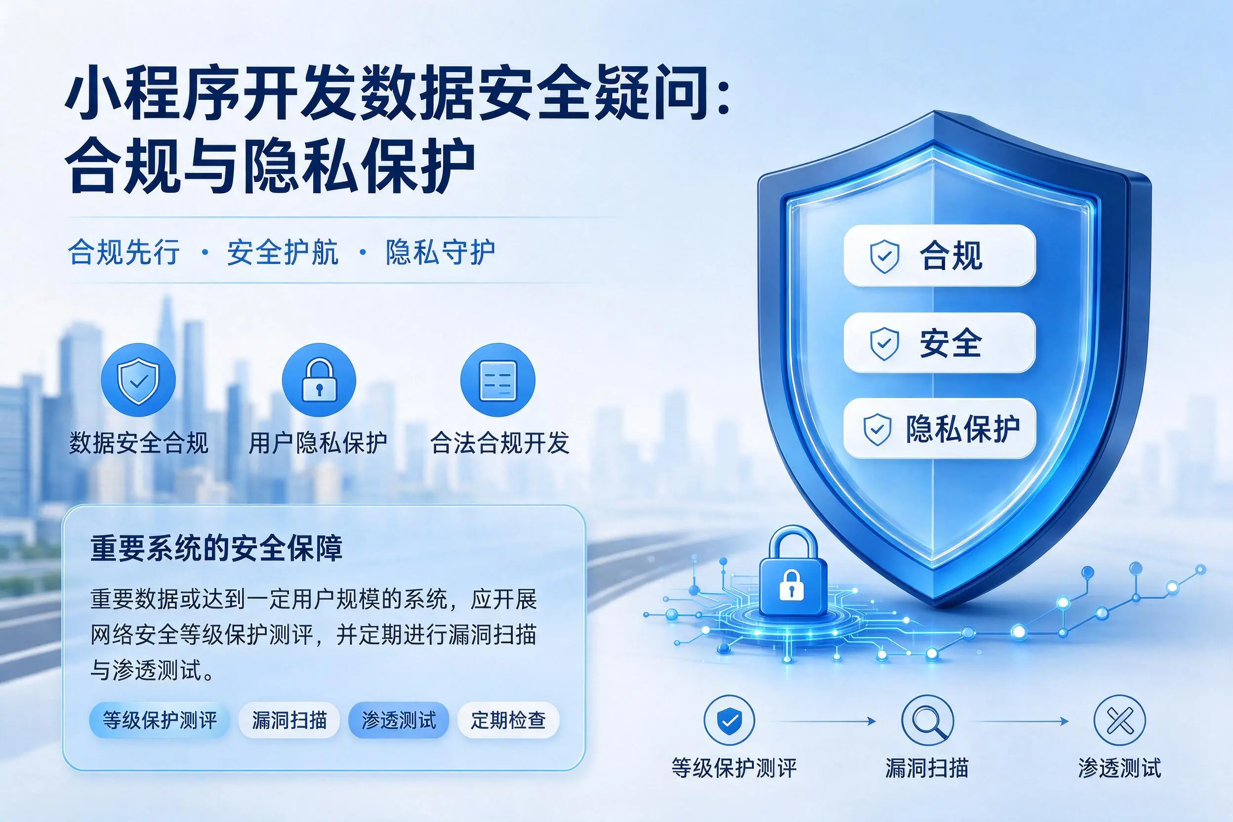 襄阳小程序开发数据安全疑问:合规与隐私保护