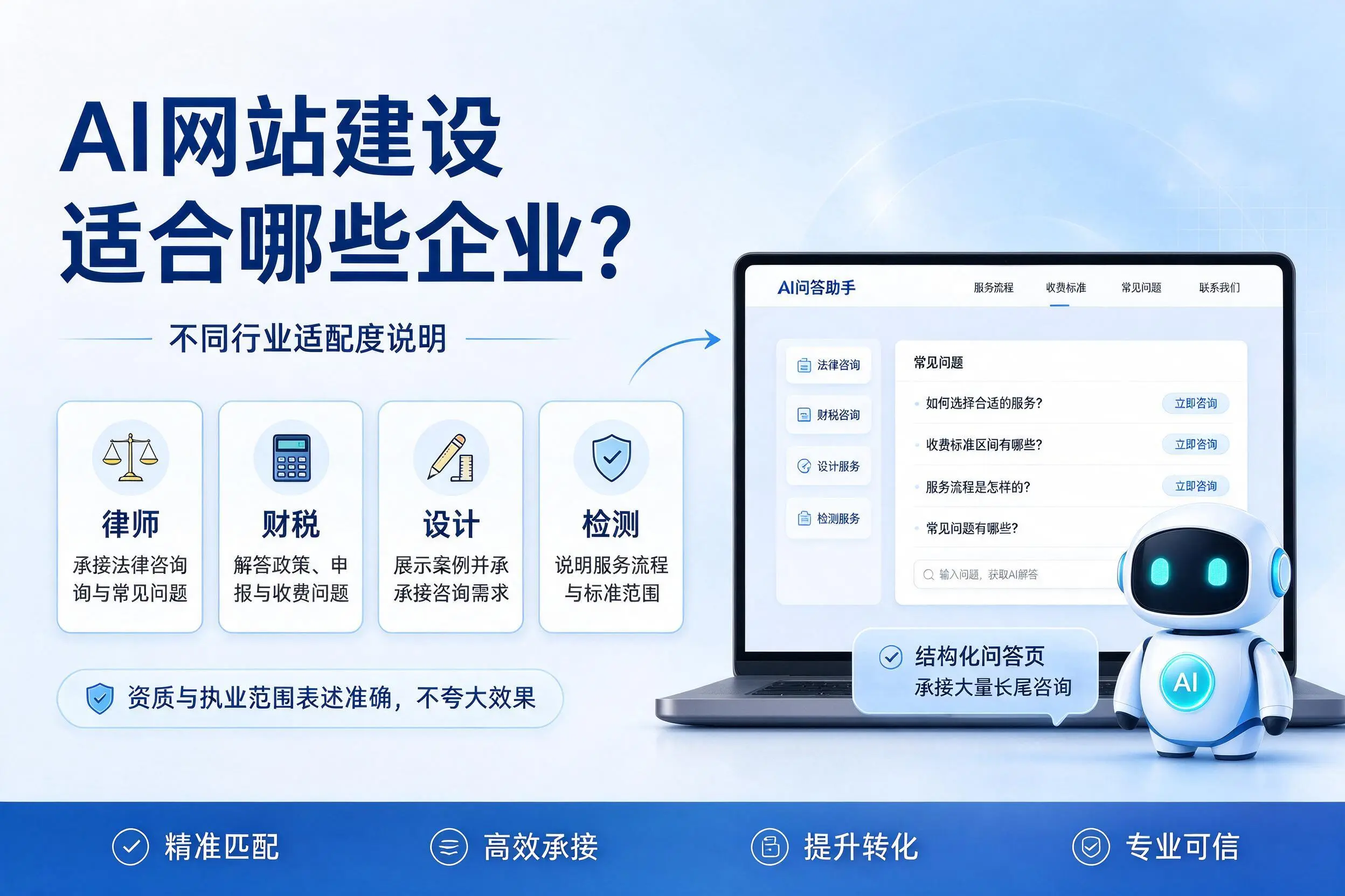 AI网站建设适合哪些企业?襄阳不同行业适配度说明